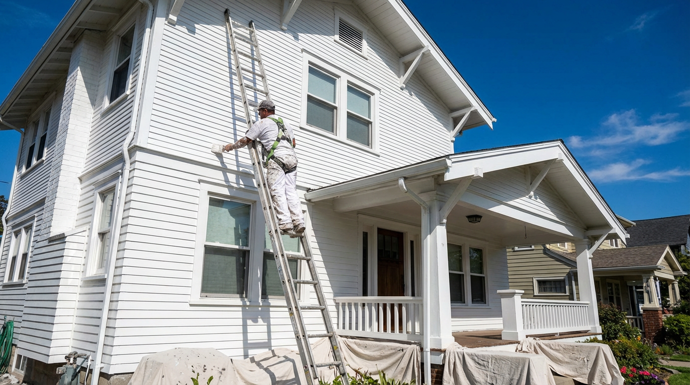 Exterior house painting